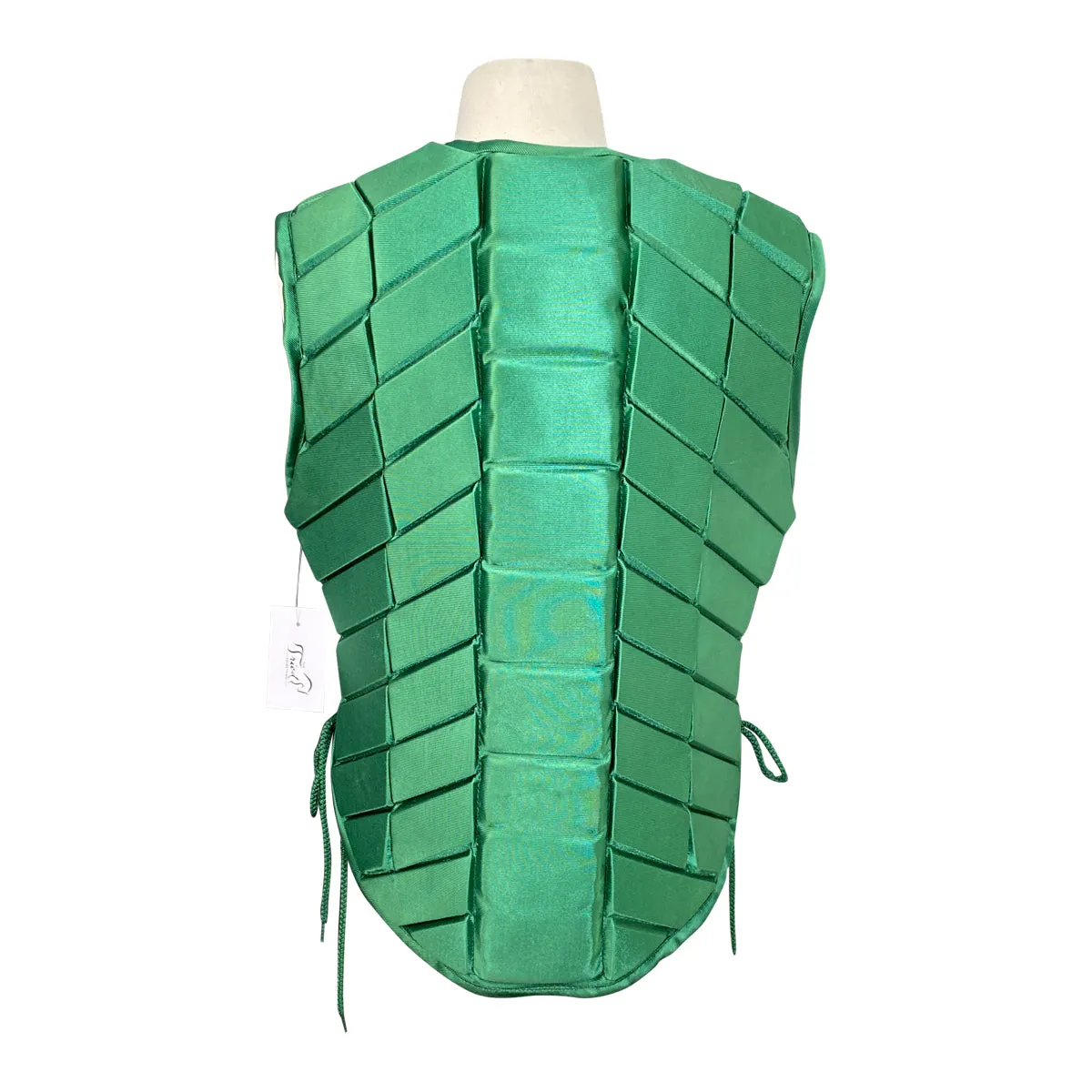 Tipperary 'Eventer' Protective Safety Vest in Green - Adult Small