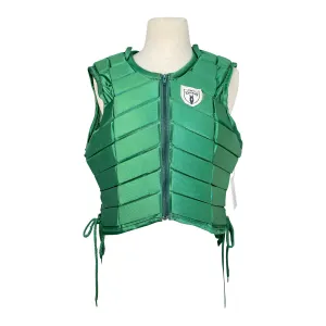 Tipperary 'Eventer' Protective Safety Vest in Green - Adult Small