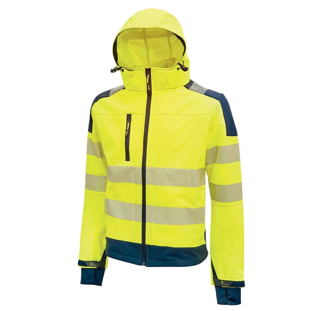 U-Power Miky Hi-Vis Stretch Softshell Water Repellent Wind Proof